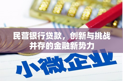 路北民营银行贷款，创新与挑战并存的金融新势力