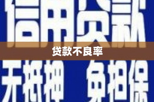 路北贷款不良率