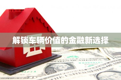 路北解锁车辆价值的金融新选择