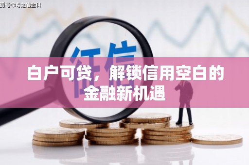 路北白户可贷，解锁信用空白的金融新机遇