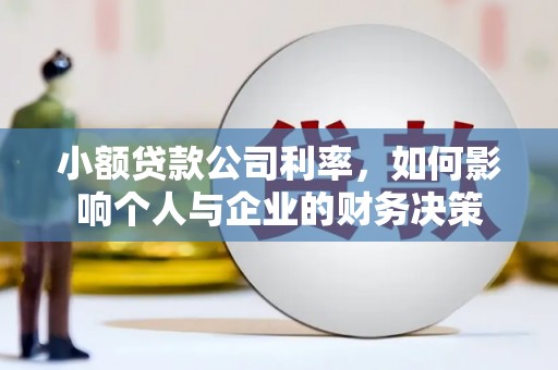 路北小额贷款公司利率，如何影响个人与企业的财务决策