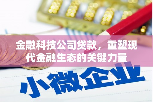 路北金融科技公司贷款，重塑现代金融生态的关键力量
