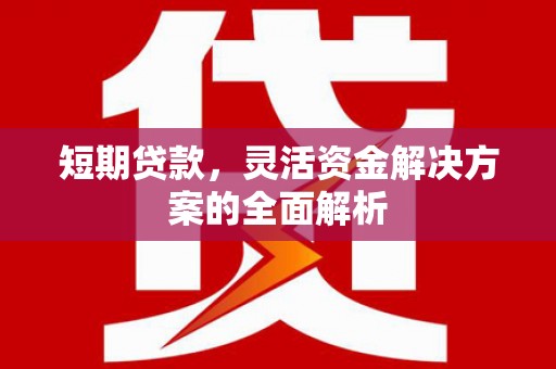 路北短期贷款，灵活资金解决方案的全面解析