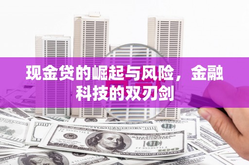 路北现金贷的崛起与风险，金融科技的双刃剑