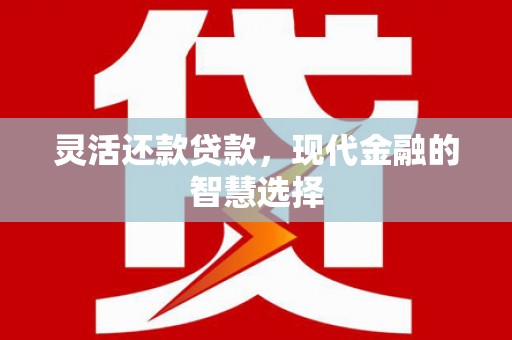路北灵活还款贷款，现代金融的智慧选择