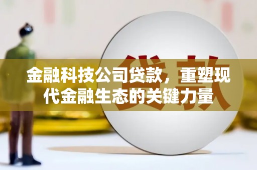路北金融科技公司贷款，重塑现代金融生态的关键力量