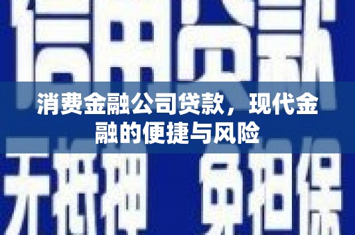 路北消费金融公司贷款，现代金融的便捷与风险