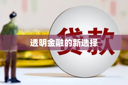 路北透明金融的新选择