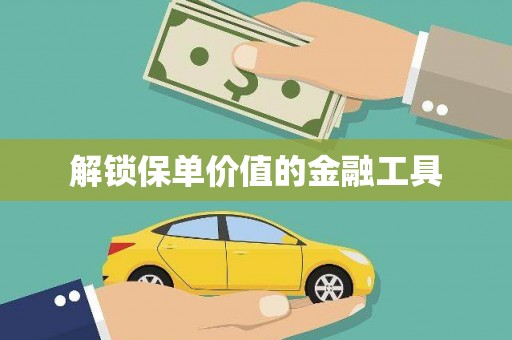 路北解锁保单价值的金融工具