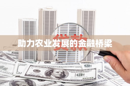 路北助力农业发展的金融桥梁